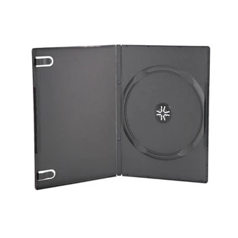 Tuščia CD/DVD diskų dėžutė juoda 9 mm