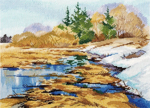 Cross stitch kit "Streams" S1615
