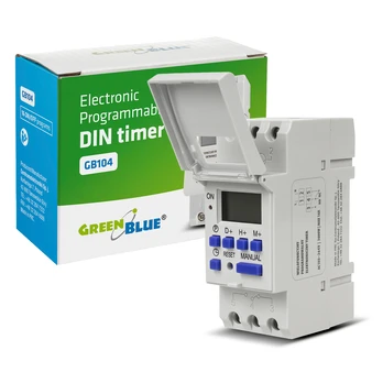GreenBlue PROGRAMUOJAMAS ELEKTRONINIS LAIKO JUNGIKLIS GB-104