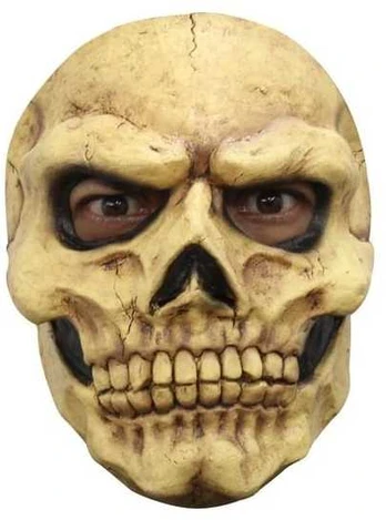 Partychimp Skull tan halvmaske