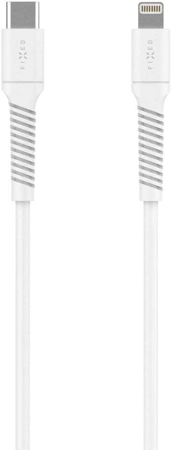USB-C – Lightning kabelis, fiksuotas, 1,2 m, baltas (FIXDLS2-CL12-WH)