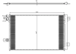 NRF NRF 350369 Air conditioning condenser