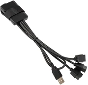 Lian Li PW-U2TPAB USB Hub - juodas kaina