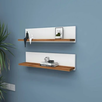Sienos lentyna Shelf - Baltas