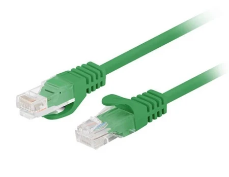 PATCHCORD KAT.5E UTP 1.5M Žalias FLUKE PASSED LANBERG 10-PACK