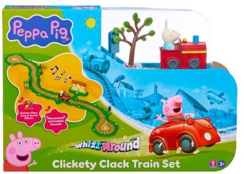 Peppa Pig PEPPA WHIZZ AROUND CLICKETY CLACK TRAIN