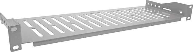 InLine® 19" shelf, 150mm, 10kg, 1U, RAL 7035 pilkas