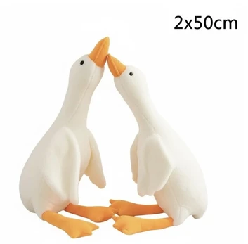 pliušinių žąsų šeimyna, 2x50cm pliušinės žasys