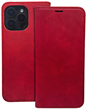 Dėklas Telforceone Smart Suede case for Google Pixel 11 / 11 Pro red