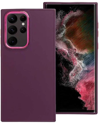 Dėklas Oem FRAME Case for SAMSUNG S22 Ultra violetinė