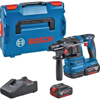 Grąžtas Bosch GBH 18V-22 2x4.0Ah, GAL 18V-40, LB