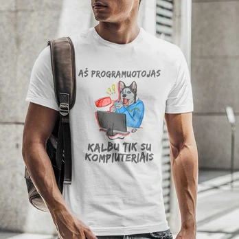 Marškinėliai "Aš esu programuotojas"
