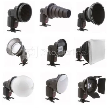 Falcon Eyes Universal Speedlite Flash Gun Strobist Set SGA-K9