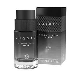 Tualetinis vanduo Bugatti Dynamic Move Black, 100 ml