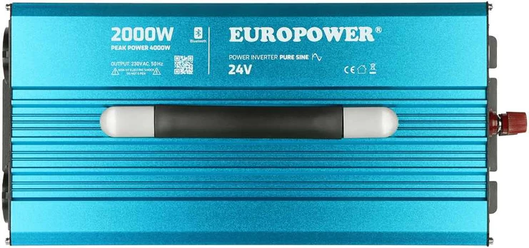 ĮTAMPOS KONVERTERIS INV/24/2000/PS/S/B Bluetooth EUROPOWER