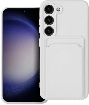 Dėklas Oem CARD Case for SAMSUNG S23 Plus baltas