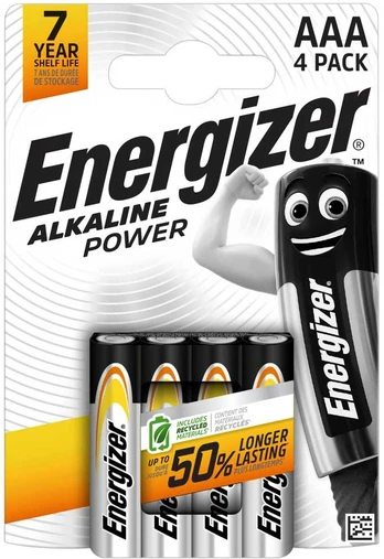 Energizer batteries AAA 12 x pack of 4