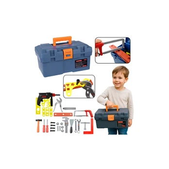 Lean Toys DIY Kit Tool Box Drill Accessories