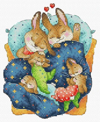 Cross stitch kit "Bunny's Dreams" SM-769