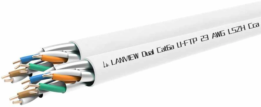 Lanview Cat6a U-FTP Dual Network