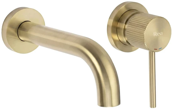 Paslėptas Praustuvo Maišytuvas Rea Lungo Stripe Gold