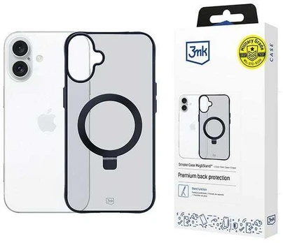 3MK Smoke Case iPhone 16 Magsafe & Stand