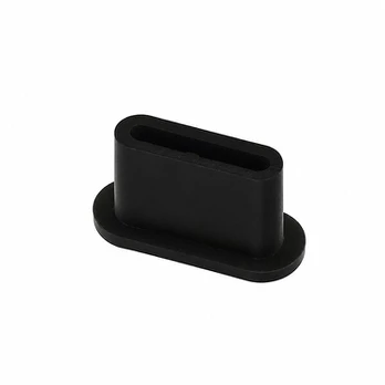 USB Type-C įkrovimo lizdo dulkių kamštukai, silikoniniai, 20 vnt.