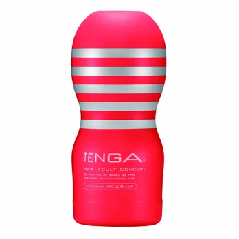 Tenga Original Vacuum Cup Medium Red-White