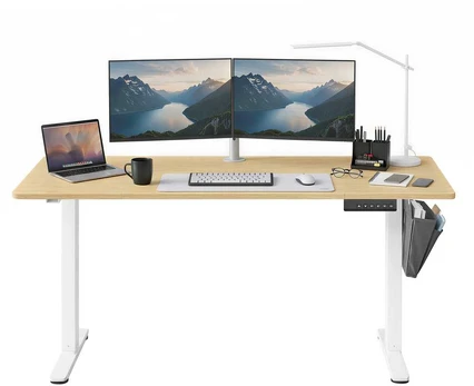 Elektrinis reguliuojamas rašomasis stalas 160 x 70 cm