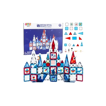 Magnetic Space Windows Construction Blocks 90 pcs.