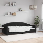 Lova Sofa, juodos spalvos, 90x200cm, audinys kaina