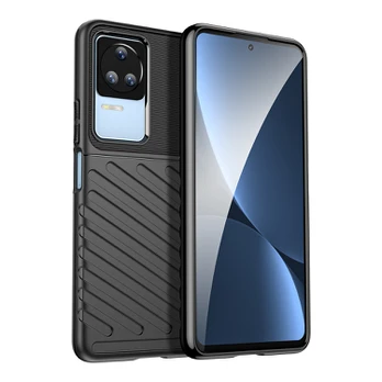Dėklas Thunder Xiaomi Poco F4 5G Juodas DZWT2129