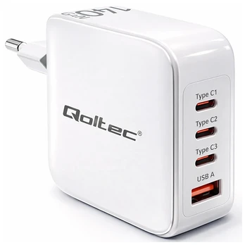 GaN 140W charger 5V 20V 2.5A 5A,3xUSB C PD,1xUS