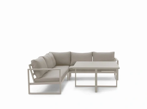 Lauko baldų komplektas Orleans Beige/Pilka