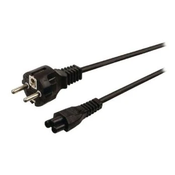 CABLES 220V Power Cord – 1m, C5 socket (for notebook adapters)