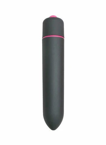Easytoys mini vibratorius, juodas, 9 cm