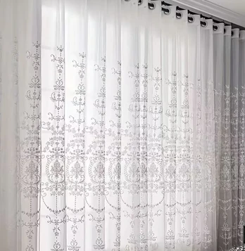 Užuolaida Oriental, 100x250 cm, balta