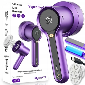 Pūkuotukų šalinimo mašinėlė LERTZ, violetinė