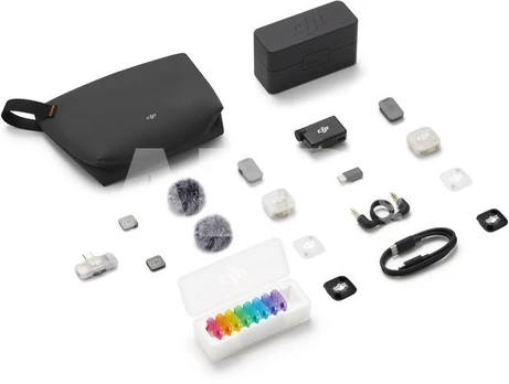 DJI Mic Mini 2S (2 TX + 1 RX + Charging Case) + DJI Mic Series Mobile Receiver
