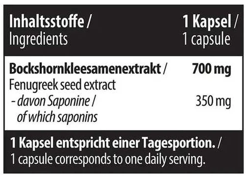 Fenugreek kapsulės 60 vnt. MST