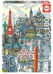 Dėlionė Educa Paris Carlo Stanga 19264, 68 cm x 48 cm kaina