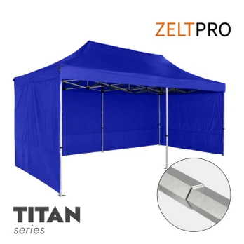 Prekybos palapinė 4x8 Mėlyna Zeltpro TITAN