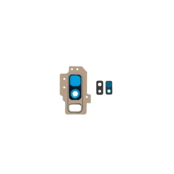 Samsung G965 S9 Plus kameros stikliukas auksinis HQ