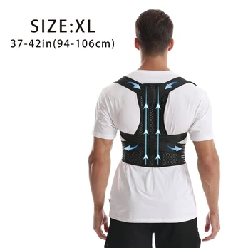 Nugaros laikysenos korektorius iš tekstilės, XL