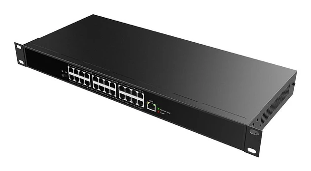 Fanvil PN24 network switch Unmanaged Fast Ethernet (10/100) Black