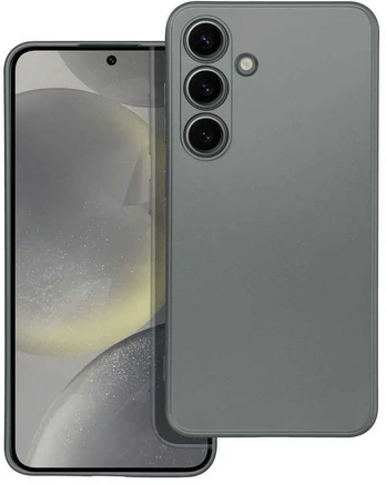 Oem METALLIC Case for SAMSUNG S24 pilkas