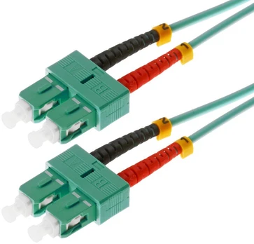 Verschiedene Kabelis. helos LWL Patchkabel 50/125µm OM3
