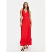 TWINSET Vakarinė suknelė 251TT2191 Raudona Regular Fit