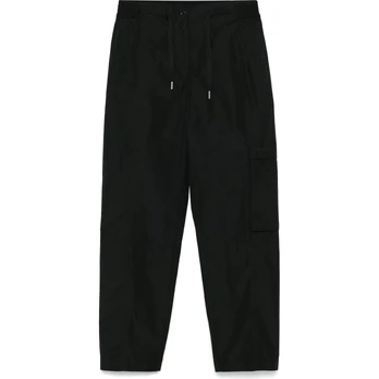 Kelnės moterims, Juoda, Taffeta cargo pant