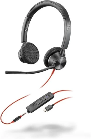 Poly Blackwire C3325-m Stereo ausinės Usb-c/a ir 3,5 mm Teams